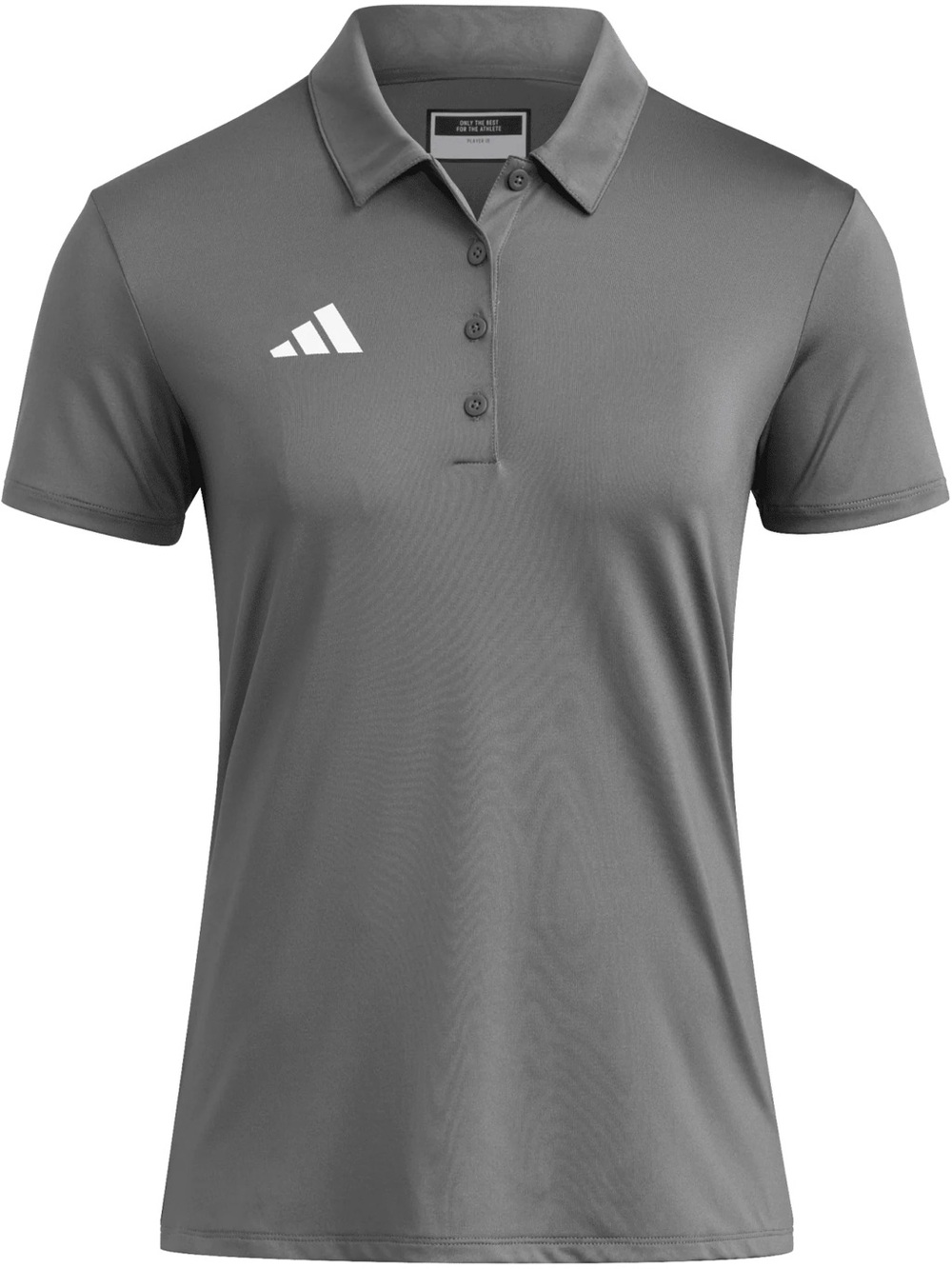 Adidas Golf Women’s Gray Short-Sleeve Polo with Logo